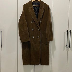 Corduroy Trench Coat